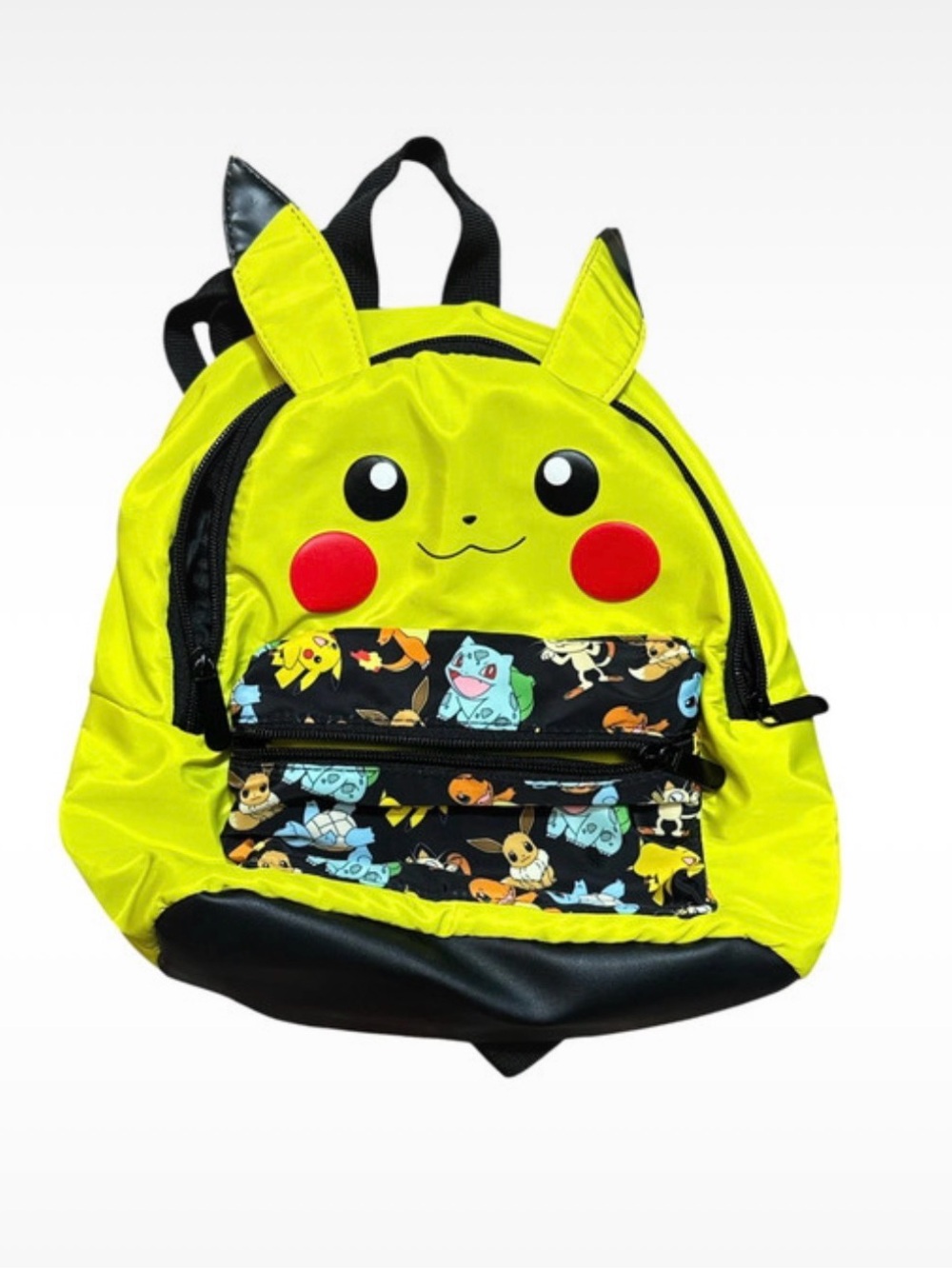 Nintendo Pokémon Bulbasaur 3D Mini Backpack Pikachu Travel Bag 10”